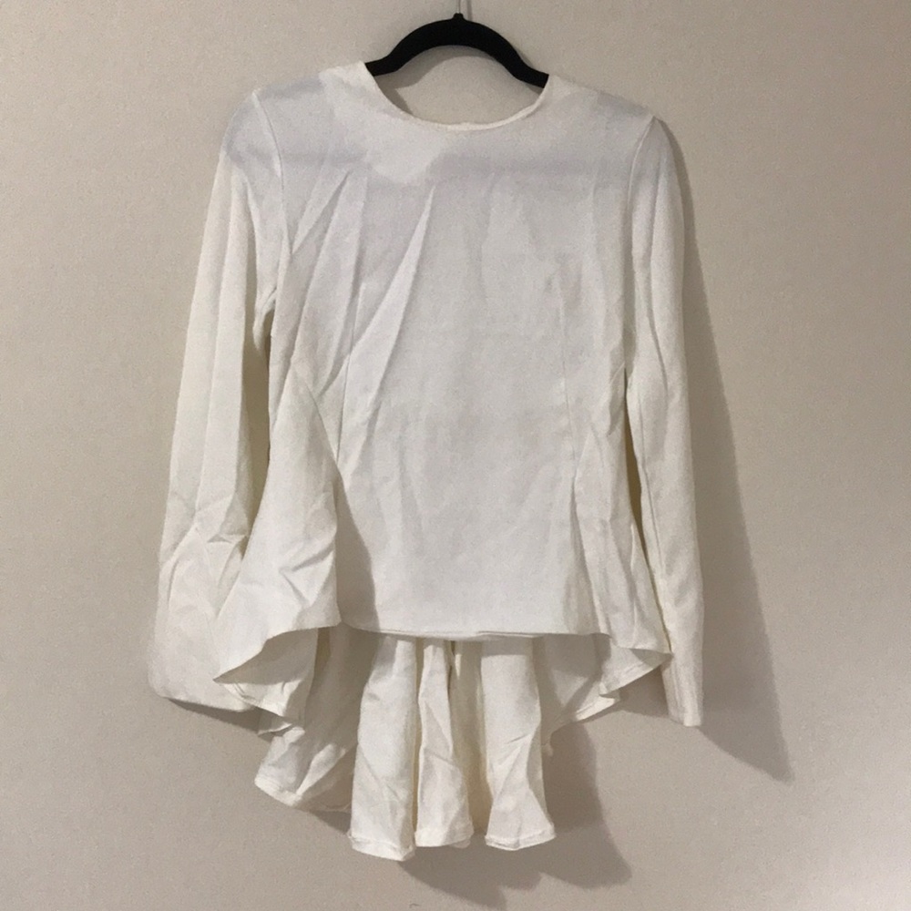 Off-white asymmetrical top